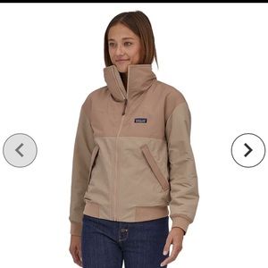 NWT Patagonia Womens Shelled Synchilla Jacket - Oar Tan - Small